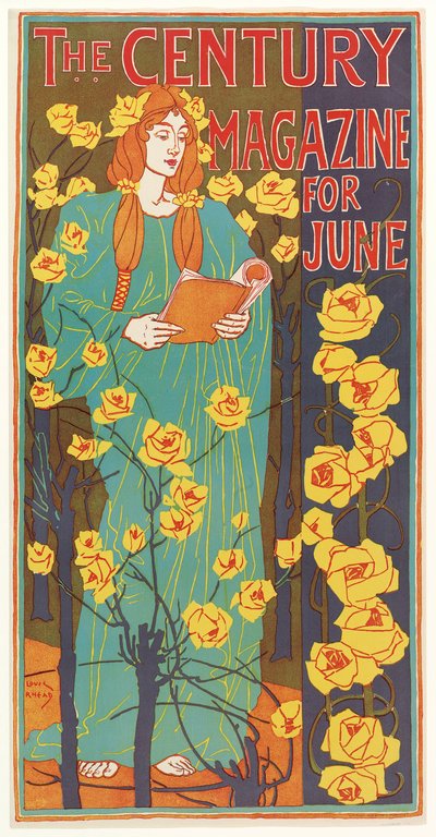 6月のセンチュリー誌、パブ。 1896 作： Louis John Rhead