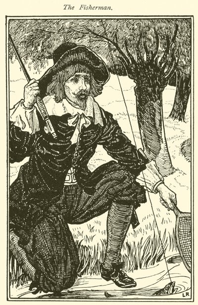 漁師」（彫刻 作： Louis John Rhead