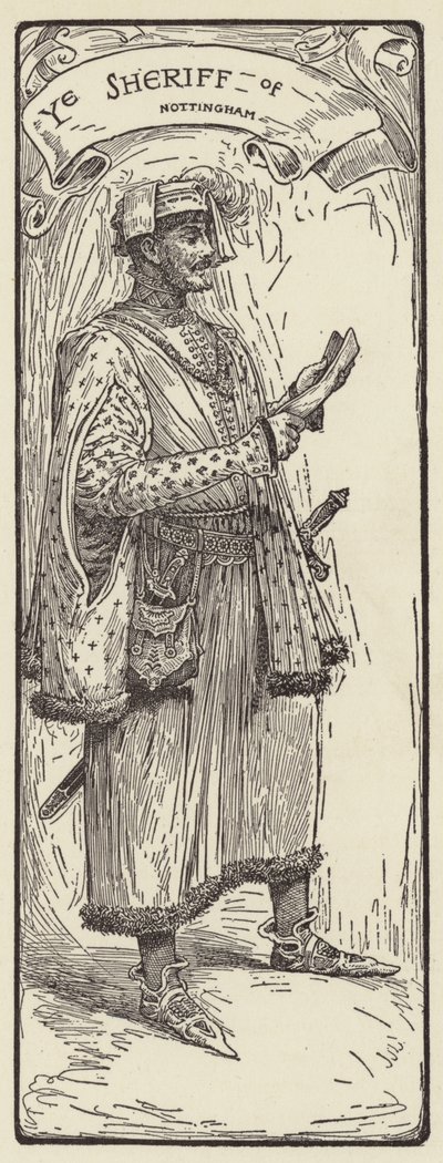 ノッティンガムの保安官 作： Louis John Rhead