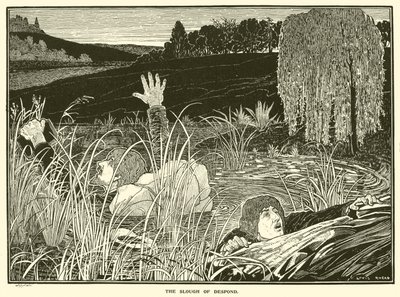 The Slough of Despond (エングレーヴィング) 作： Louis John Rhead