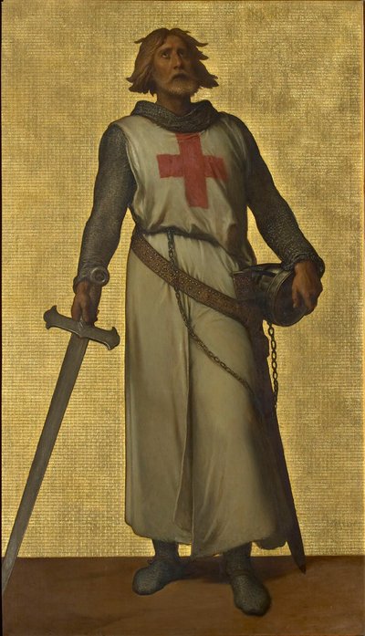 ブイヨンのゴッドフリー、1872-1877。 作： Louis Joseph Gallait