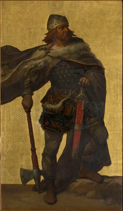 ハースタルのペピン、1872-1877。 作： Louis Joseph Gallait