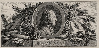 ジャン・フィリップ・ラモー（1683-1764）の肖像 ルイ・ジョゼフ・マスケリエの彫刻作品 作： Louis Joseph I Masquelier