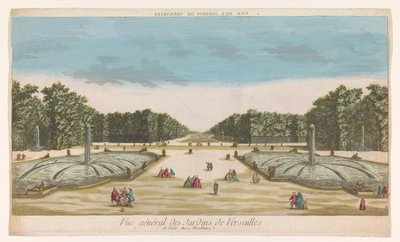 ベルサイユ庭園の眺め Vue des Jardins de Versailles (オブジェクトのタイトル) 作： Louis Joseph Mondhare