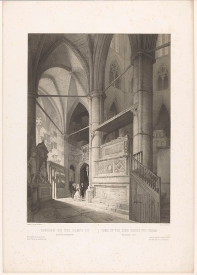 ウェストミンスター寺院にあるイングランド王ヘンリー 3 世の墓 Tombeau du roi Henry III, abbaye de Westminster / ヘンリー 3 世王の墓、ウェストミンスター寺院 (オブジェクトのタイトル) イングランド、アイルランド、スコットランド (シリーズタイトル) イングランド、アイルランド、SC 作： Louis Jules Arnout