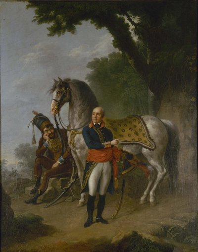 ジョセフ・マリー・セルヴァン・ド・ゲルベイ将軍の肖像、1741～1808年頃。 1800年。 作： Louis Lafitte