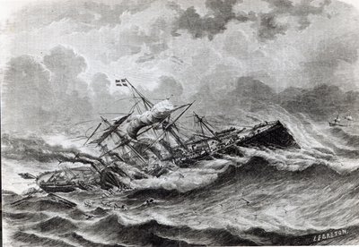 1861年9月の大東洋への災害 作： ルイ・ル・ブルトン