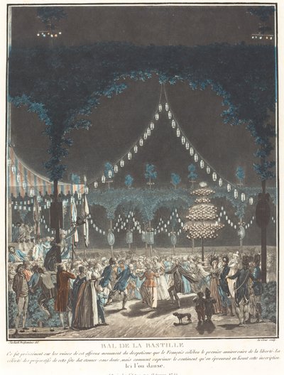 バスティーユ ボール 作： Louis Le Coeur and Jacques François Joseph Swebach Desfontaines