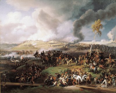 モスコバの戦い（ボロディノの戦いも）（1812年9月7日）（油彩・キャンバス 作： Louis Lejeune