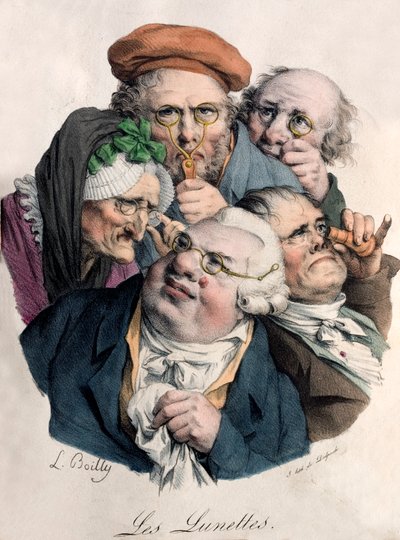 ショー(カラーリトグラフ) 作： Louis Leopold (after) Boilly