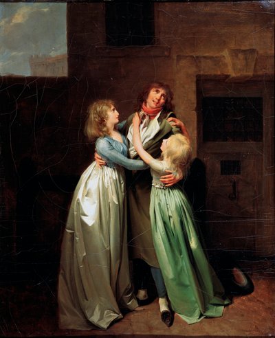 悲しい別れ、1780年代 作： Louis Leopold Boilly