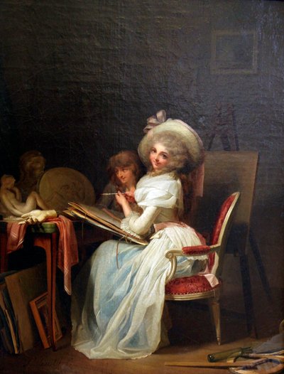 画家」1785年頃 作： Louis Leopold Boilly