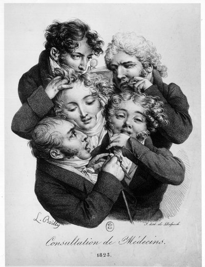 医師との相談、ルイ・ボウイ氏 作： Louis Leopold Boilly