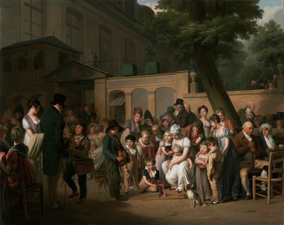 トルコ庭園への入り口 作： Louis Leopold Boilly