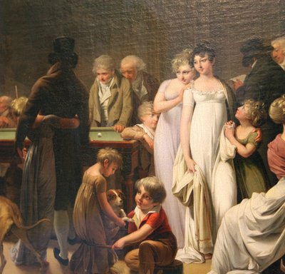 ビリヤードのゲーム」1807年 作： Louis Leopold Boilly