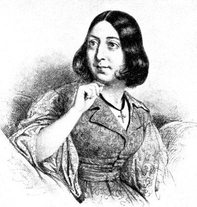「ジョージ・サンド」、1923年。 作： Louis Leopold Boilly