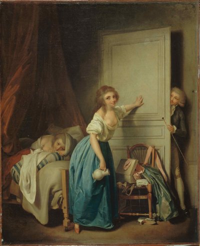 LIndiscret、c。 1795年。 作： Louis Leopold Boilly