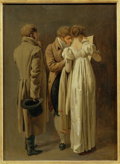 版画の愛好家... 作： Louis Leopold Boilly