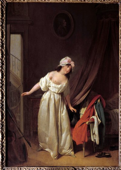 Le doux reveil ルイ・レオポルド・ボイ（1761-1845）の絵画 18世紀 パリ、コニャック美術館 ジェイ 作： Louis Leopold Boilly