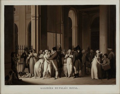 1809年の王宮ギャラリー。 作： Louis Leopold Boilly