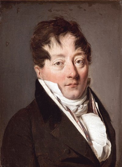 Alexandre Balthazar Laurent Grimod de la Reyniere (1758-1837) par Boilly, Louis-Leopold (1761-1845), - 油彩・キャンバス, 22x17 - パリ、マルモッタン・モネ美術館 作： Louis Leopold Boilly
