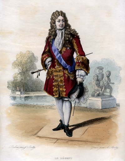 オルレアン公フィリップ2世（1674-1723）の肖像 摂政。 作： Louis Leopold Boilly