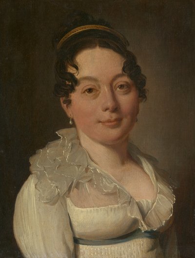 女性の肖像画。 作： Louis Leopold Boilly
