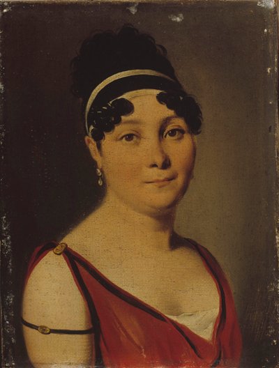 オペラ歌手Caroline Branchu 1780-1850の肖像、1810年頃。 作： Louis Leopold Boilly
