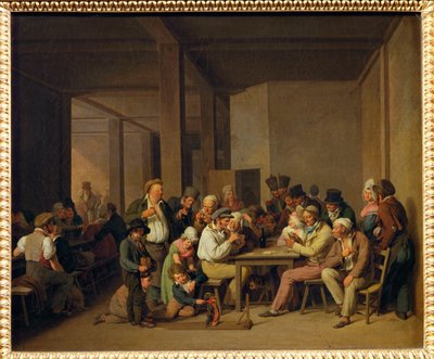 シーン・ド・キャバレー - 居酒屋のシーン ... 作： Louis Leopold Boilly