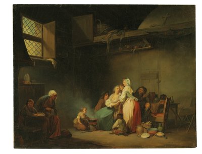 猫のスープ 作： Louis Leopold Boilly