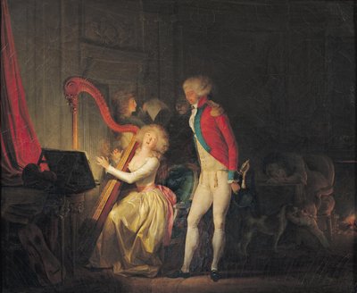 即興コンサート、または調和の価格、1790 作： Louis Leopold Boilly