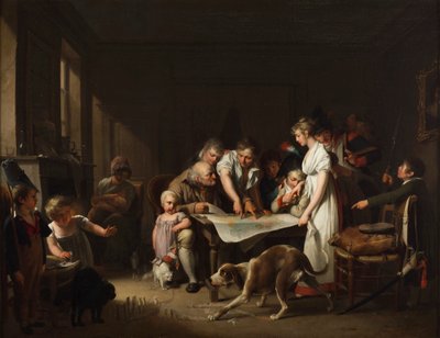 グランド・アーミーの会報の朗読 作： Louis Leopold Boilly