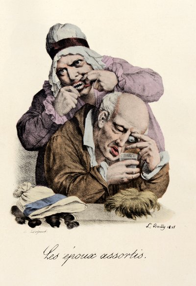詰め合わせのスプール ルイ・レオポルド・ボイのエングレービング（Louis Leopold Boilly 作： Louis Leopold Boilly