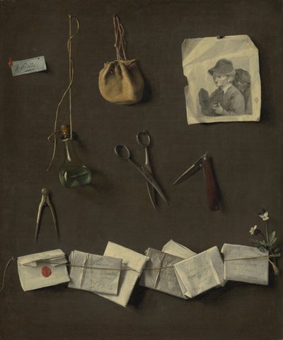 さまざまなオブジェクト、c.1785 作： Louis Leopold Boilly