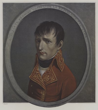 ナプーオンボナパルト、フランス共和国の最初の領事 作： Louis Leopold after Boilly