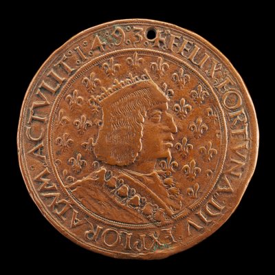 シャルル 8 世、1470 ～ 1498 年、フランス王 1483 年 [表]、14931494 作： Louis Lepère