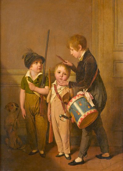 Louis-Léopold Boilly - マイ・リトル・ソルジャーズ 作： Louis Leopold Boilly