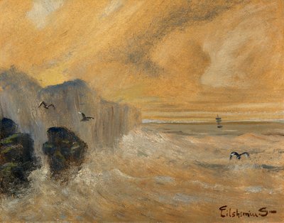 ロッキー海岸 作： Louis M. Eilshemius