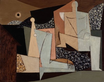 海辺の人物 作： Louis Marcoussis