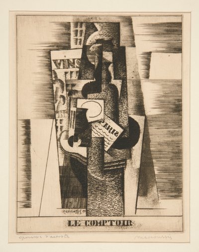 カウンタ 作： Louis Marcoussis