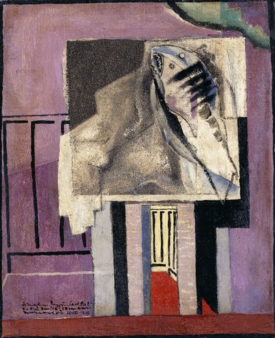 バルコニーの前の静物。 Nature Morte devant le Balcon、1929 作： Louis Marcoussis