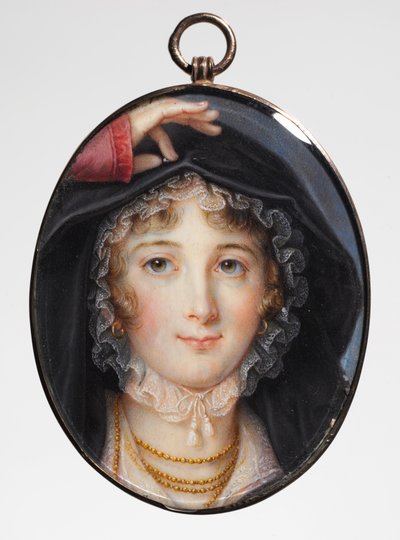 女性の肖像 作： Louis Marie Autissier