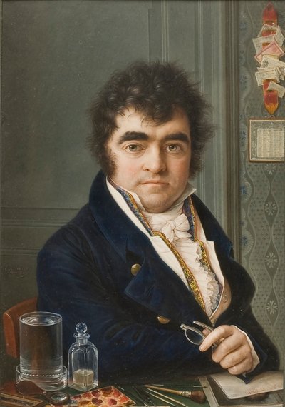 スウェーデン語： Self-portrait セルフ・ポートレイト 作： ルイ・マリー・オーティシエ