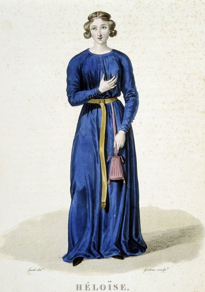 Heloise - "Galerie francaise des femmes célèbres "にて。 作： Louis Marie Lante