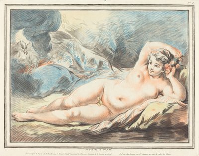 ジュピターとダナエ」1774年 作： Louis Marin Bonnet