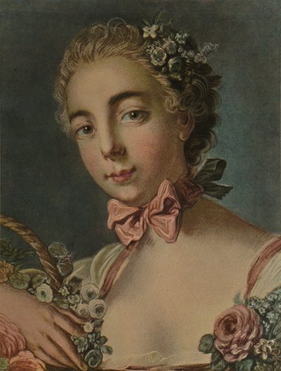 La Tete De Floreマダムデシェイ、1769年、1913年 作： Louis Marin Bonnet