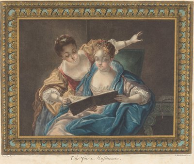 The Fine Musetioners、1775年。 作： Louis Marin Bonnet
