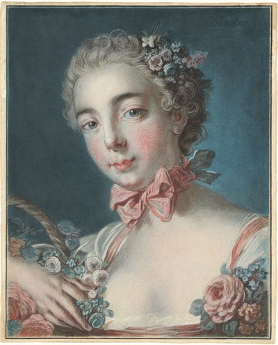 フローラの頭 フローラの頭、1769年。 作： Louis Marin Bonnet