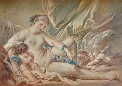 金星とキューピッド、18世紀、1919 作： Louis Marin Bonnet