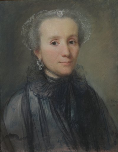 1776年のポーランド貴族の女性の肖像 作： Louis Marteau